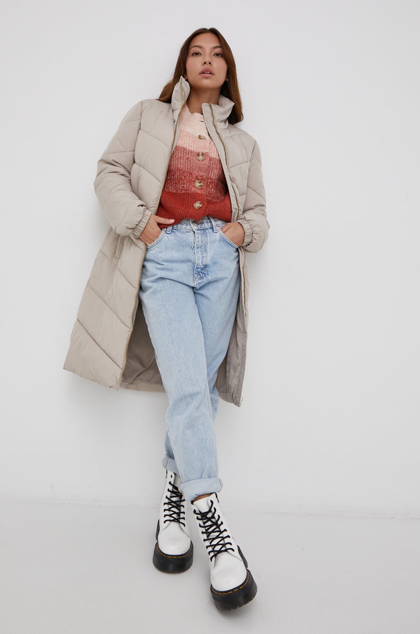

Кардиган с примесью шерсти Vero Moda женский цвет розовый тёплый