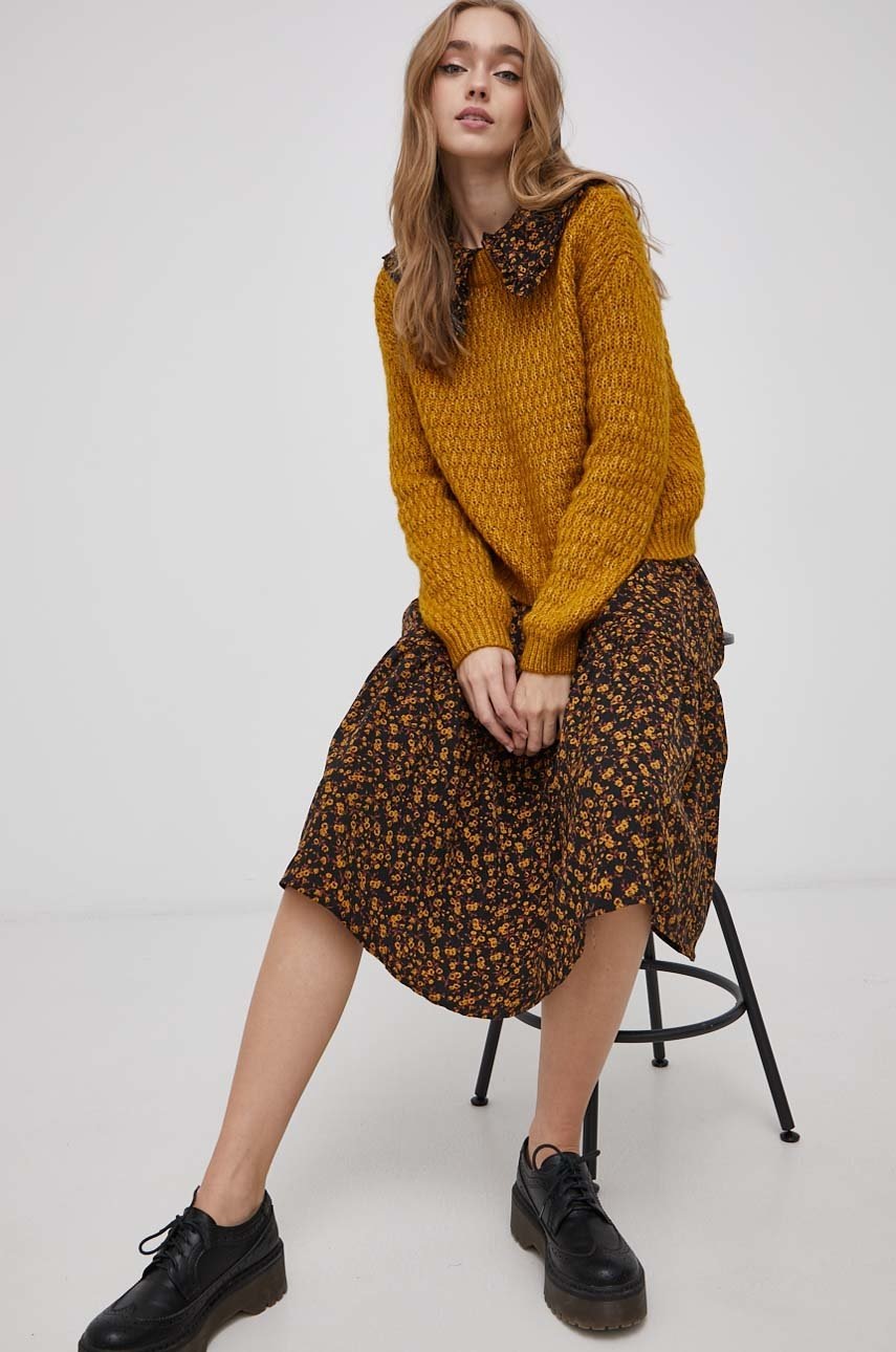 

Светр Vero Moda жіночий колір жовтий теплий