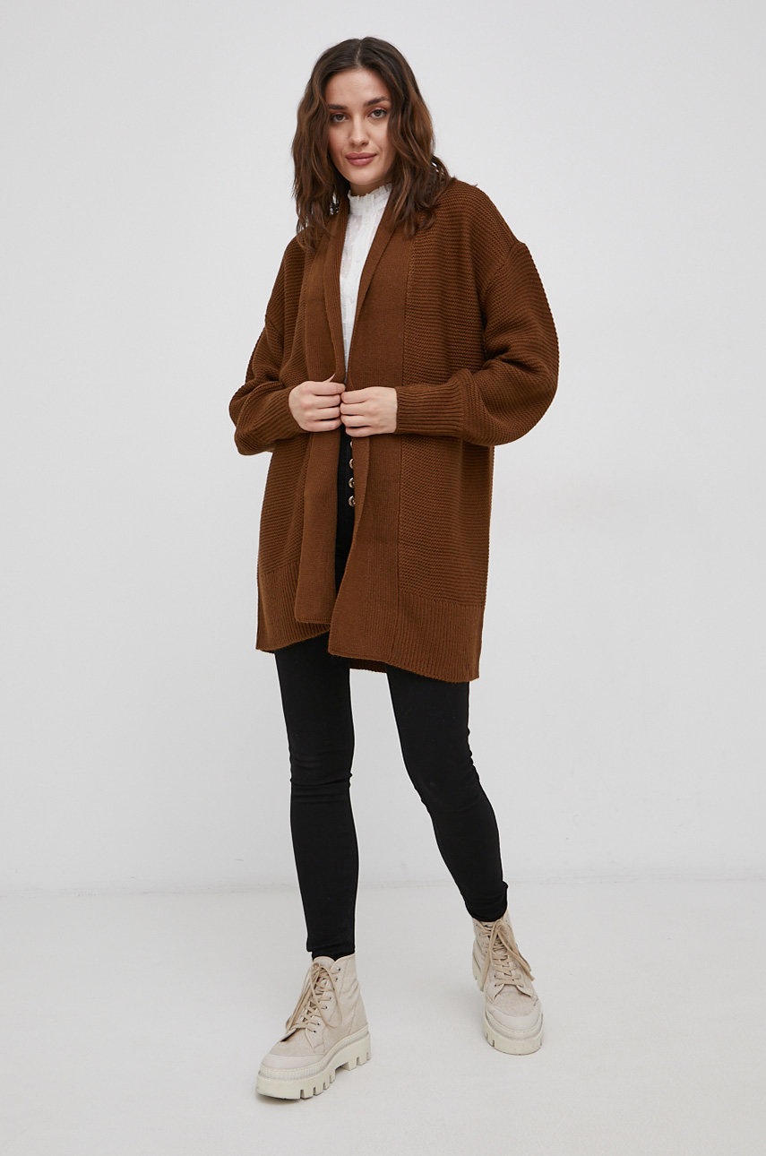 

Джемпер Vero Moda жіночий колір коричневий легкий