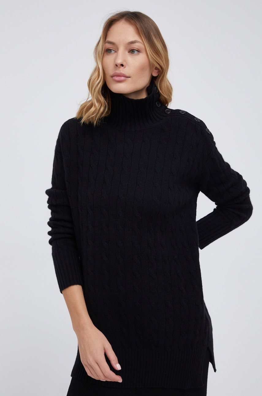 

Polo Ralph Lauren - Вълнен пуловер, Черен