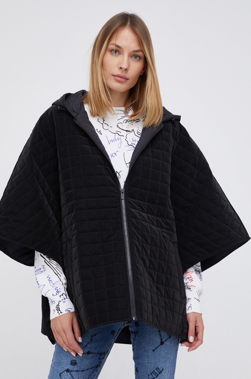 

Пончо Desigual цвет чёрный лёгкое