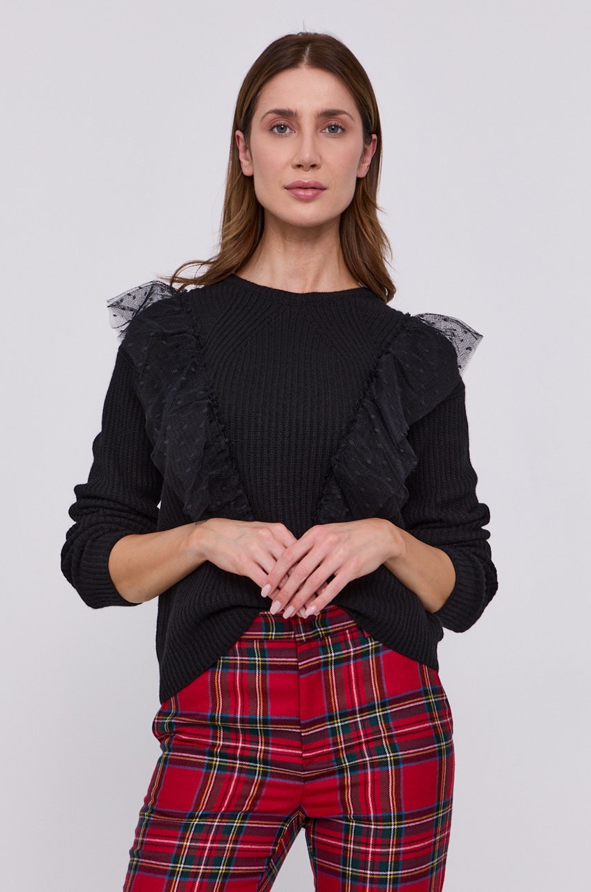 

Светр Red Valentino жіночий колір чорний