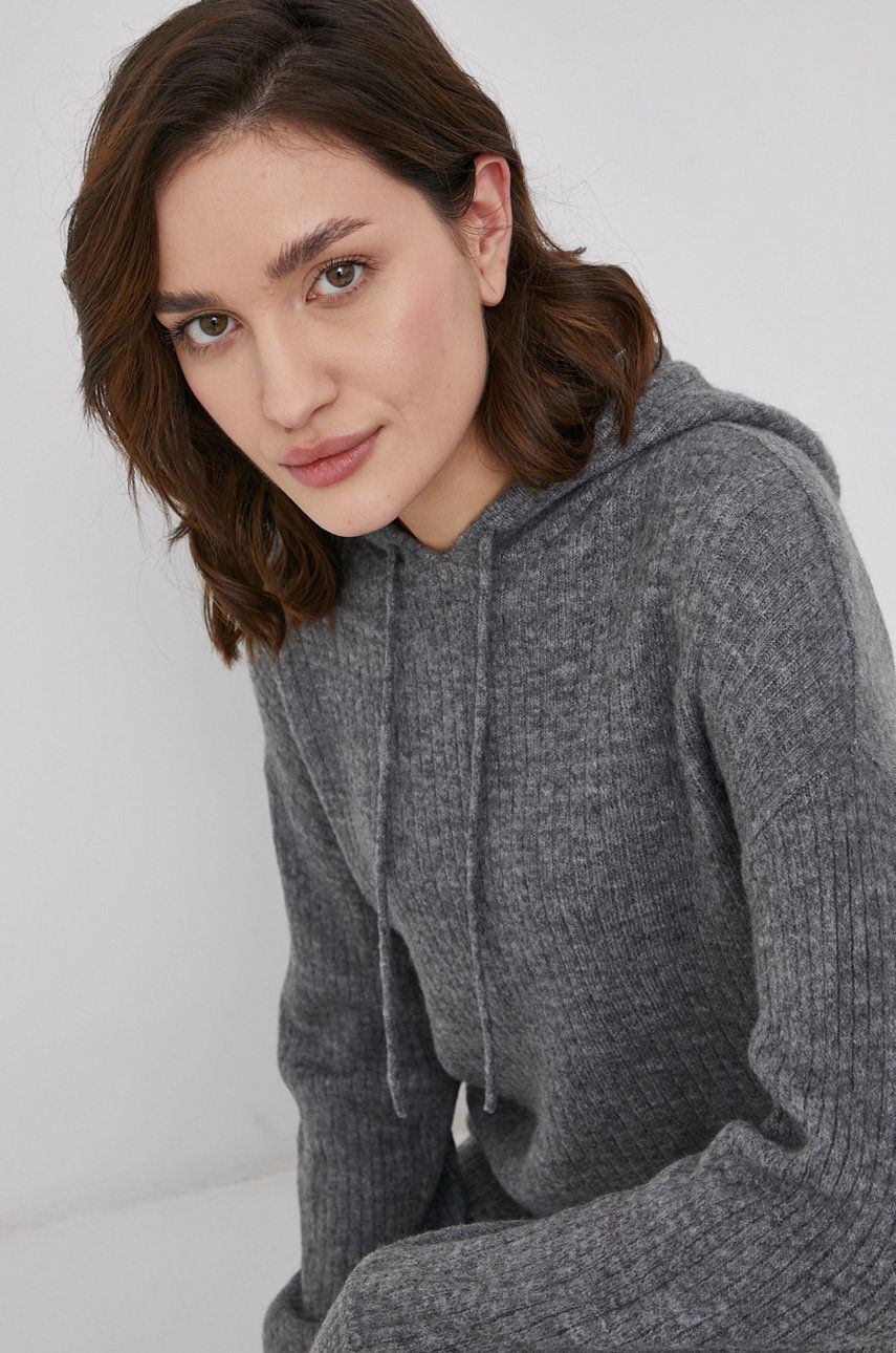 JDY pulover femei, culoarea gri, answear.ro imagine lareducerisioferte.ro 2022
