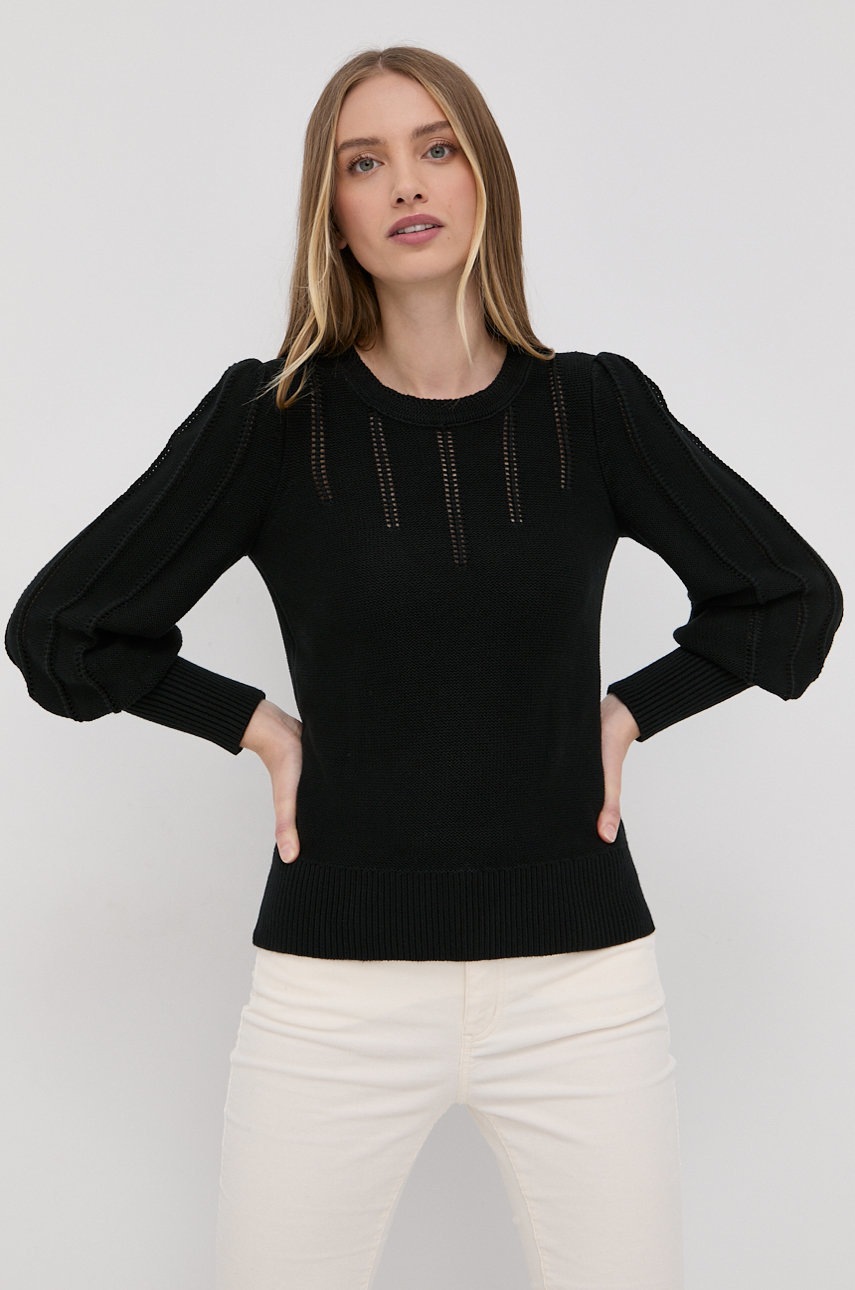 

Пуловер Lauren Ralph Lauren дамски в черно, Черен