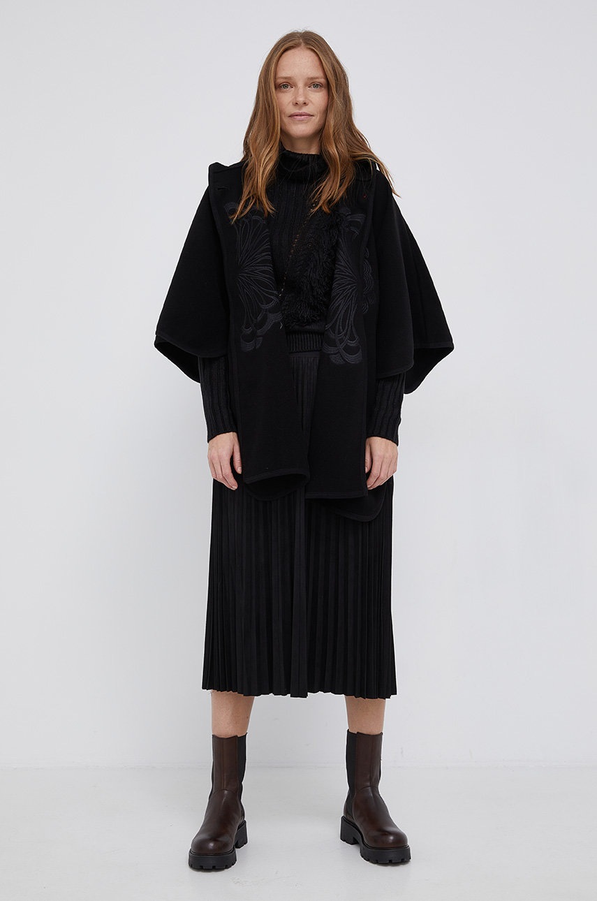 

Свитер Dkny женский цвет чёрный с гольфом