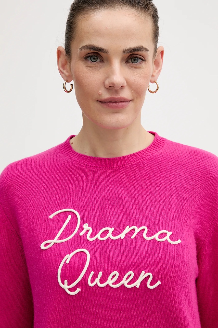 Μάλλινο πουλόβερ MC2 Saint Barth χρώμα: γκρι, QUE0010 φωτογραφία