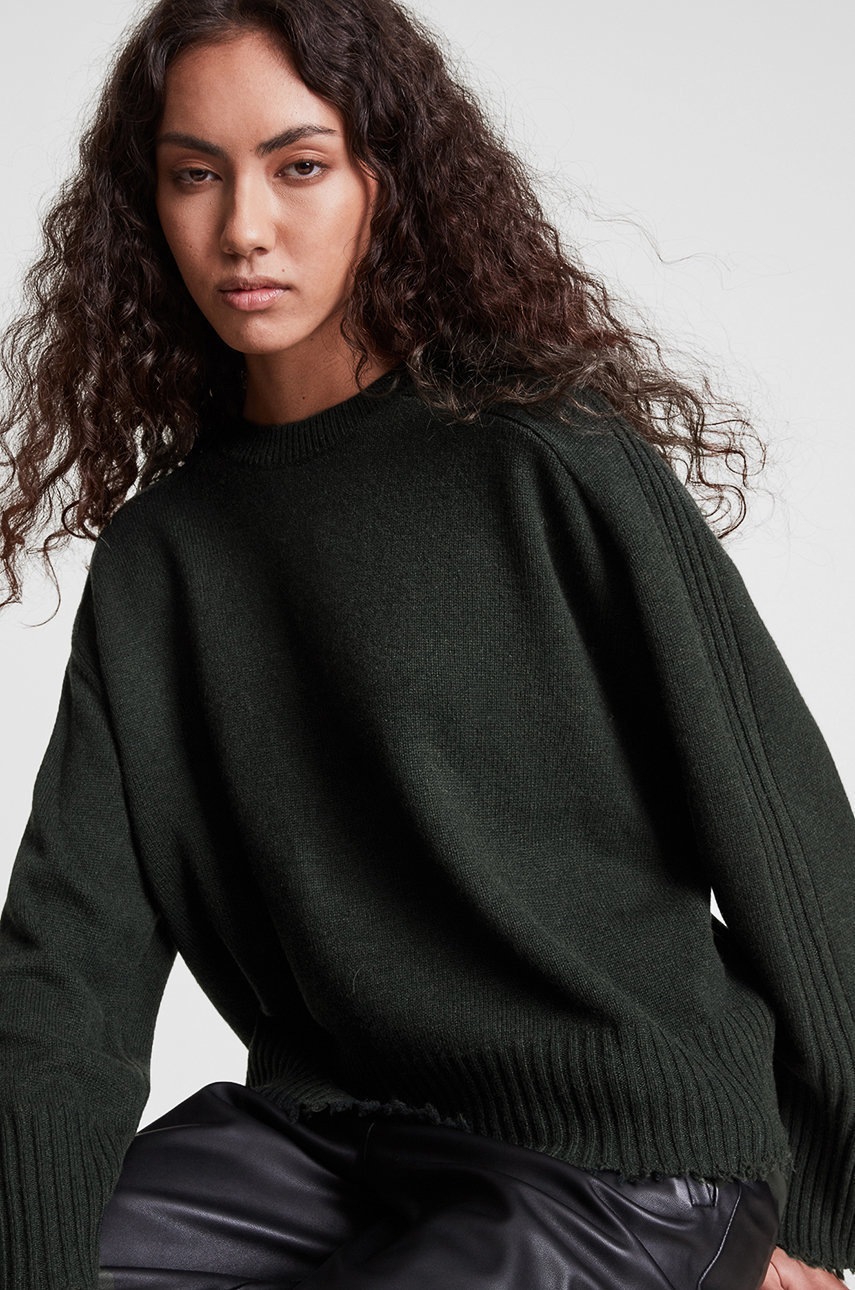 

Светр AllSaints жіночий колір чорний