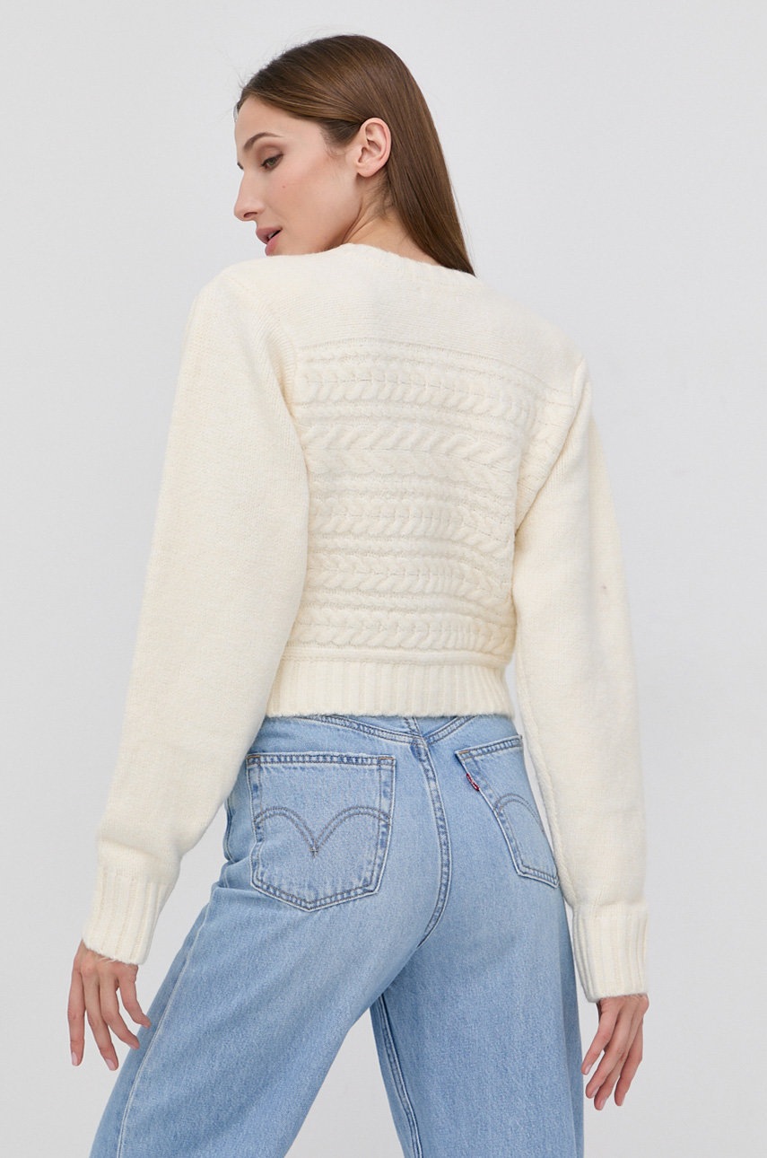 For Love & Lemons pulóver női, krémszínű termék 2. képe