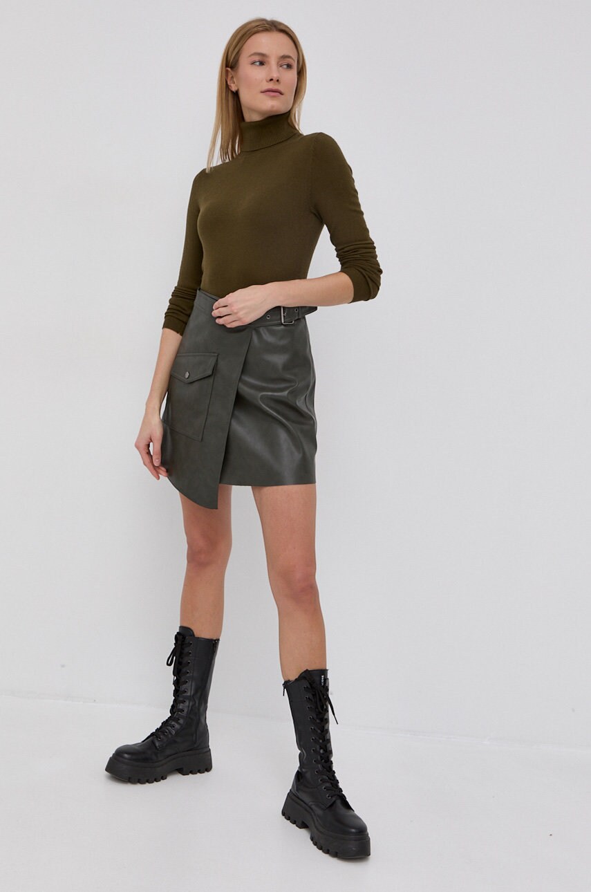 

Светр Vero Moda жіночий колір зелений легкий гольф