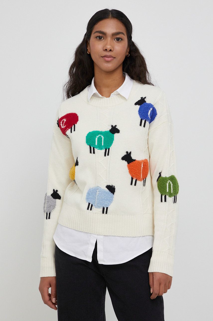 United Colors of Benetton pulover de lana femei, answear.ro