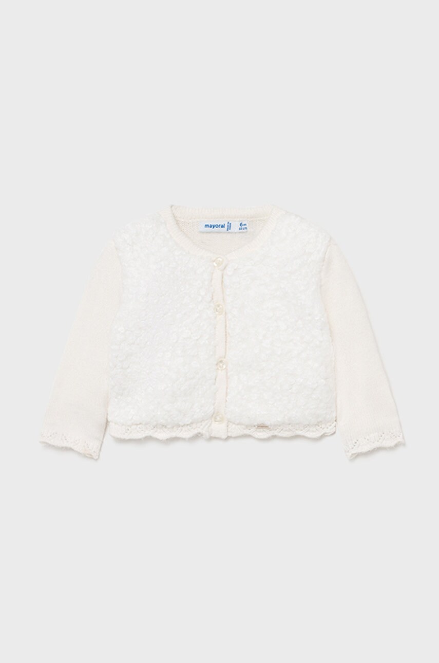 Mayoral cardigan copii culoarea crem
