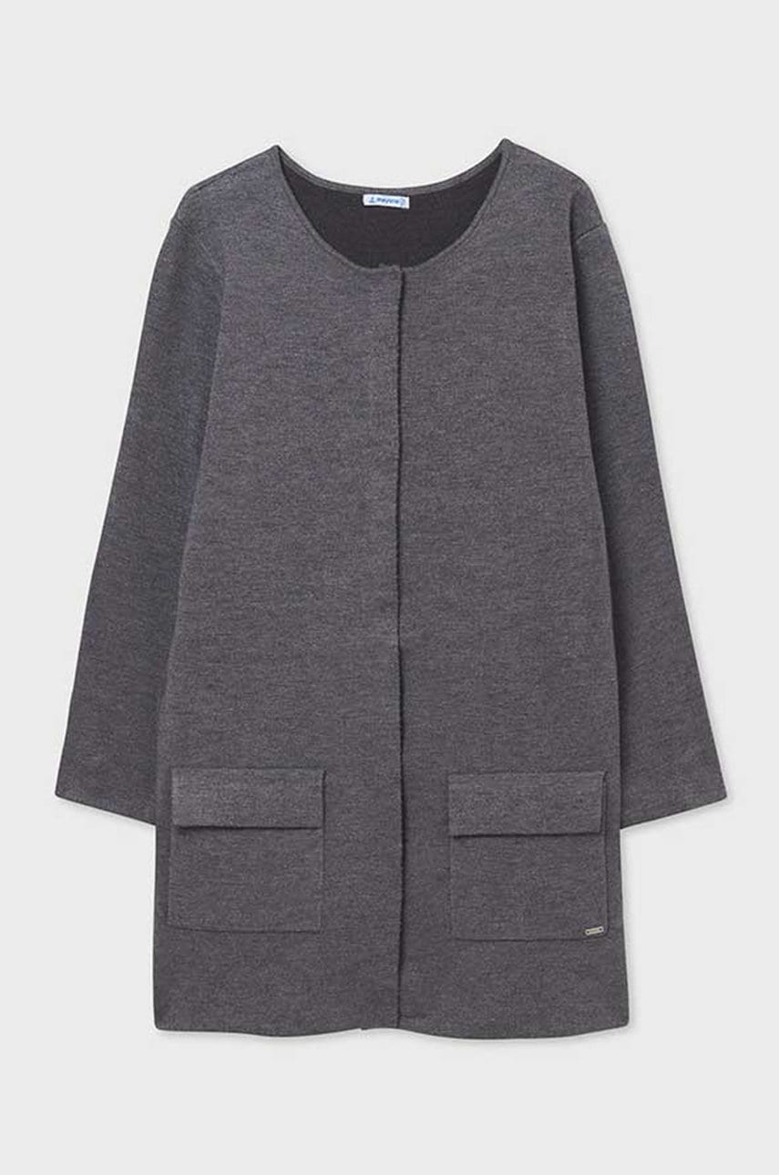 Mayoral cardigan culoarea gri, calduros