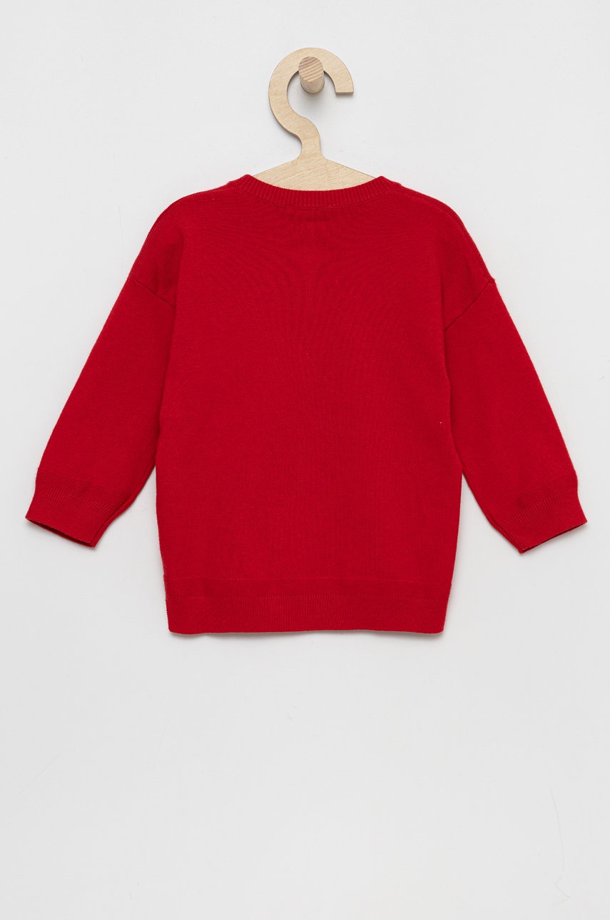 

Детский кардиган United Colors of Benetton цвет красный лёгкий