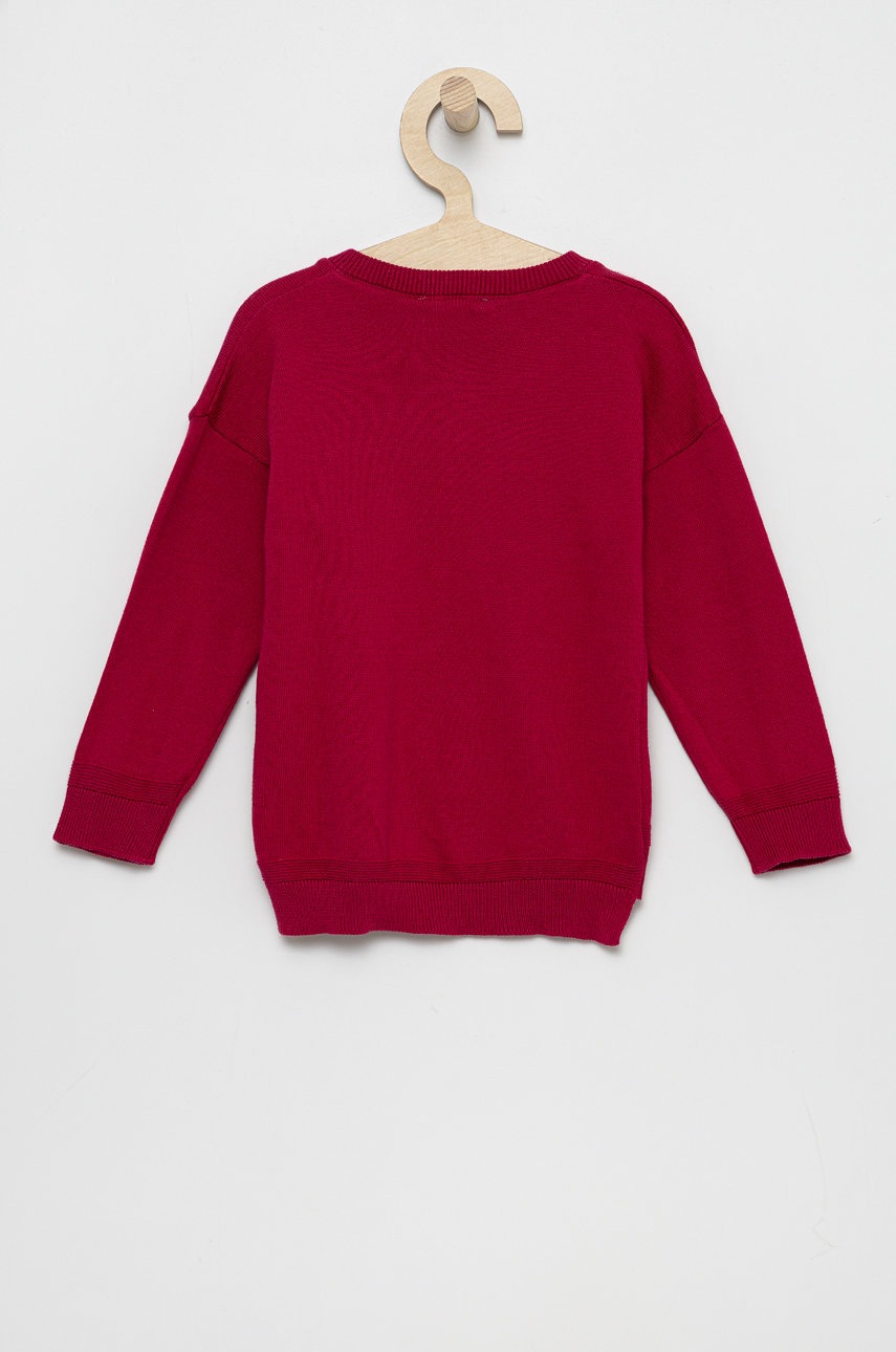 

Детский кардиган United Colors of Benetton цвет розовый лёгкий