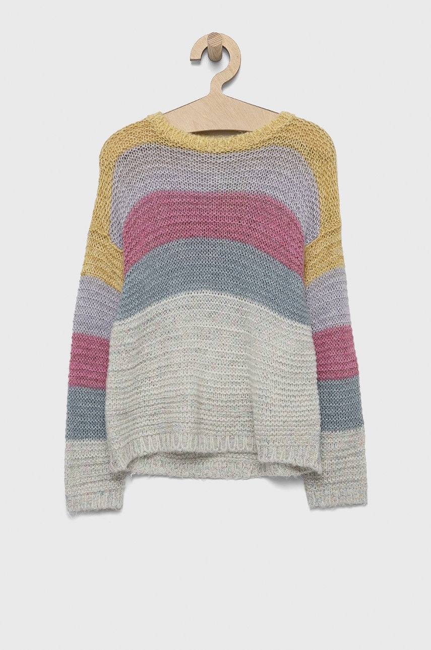 

Детски пуловер United Colors of Benetton от лека материя, Многоцветен