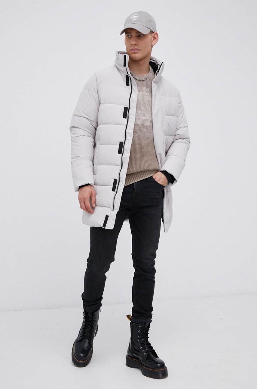 

Свитер Jack & Jones мужской цвет бежевый лёгкий