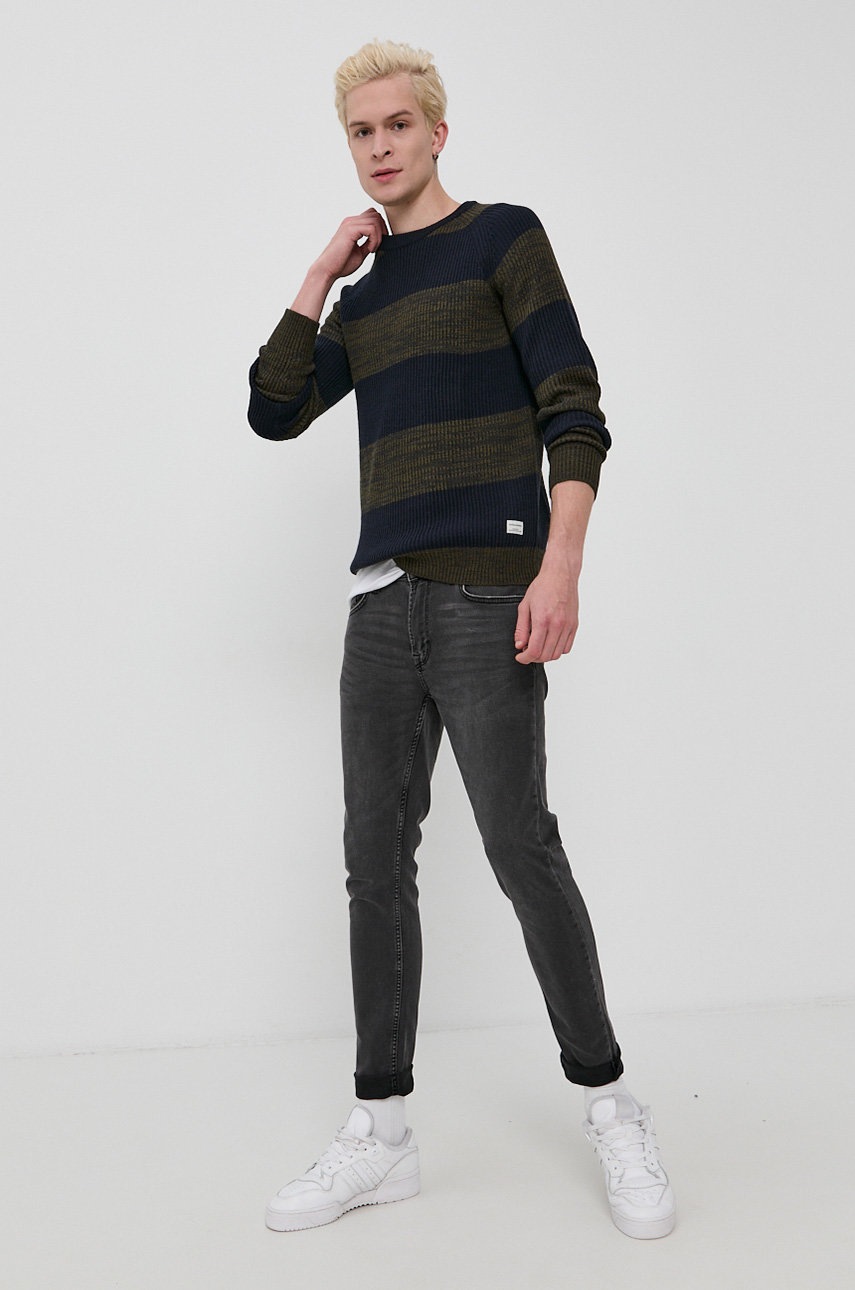 

Светр Jack & Jones чоловічий колір зелений теплий