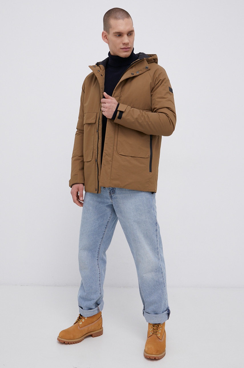 

Бавовняний светер Premium by Jack&Jones чоловічий колір синій гольф