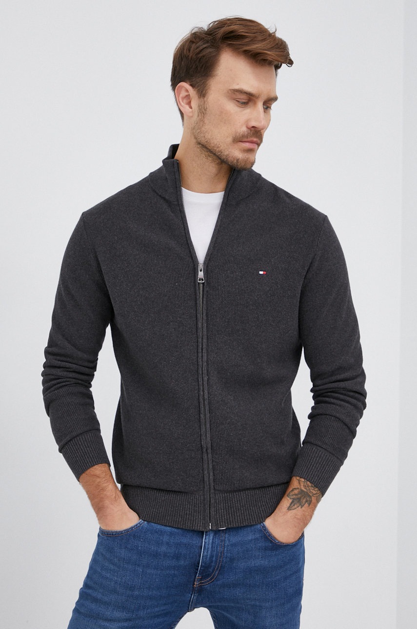 

Жилетка Tommy Hilfiger мъжка в сиво, Сив