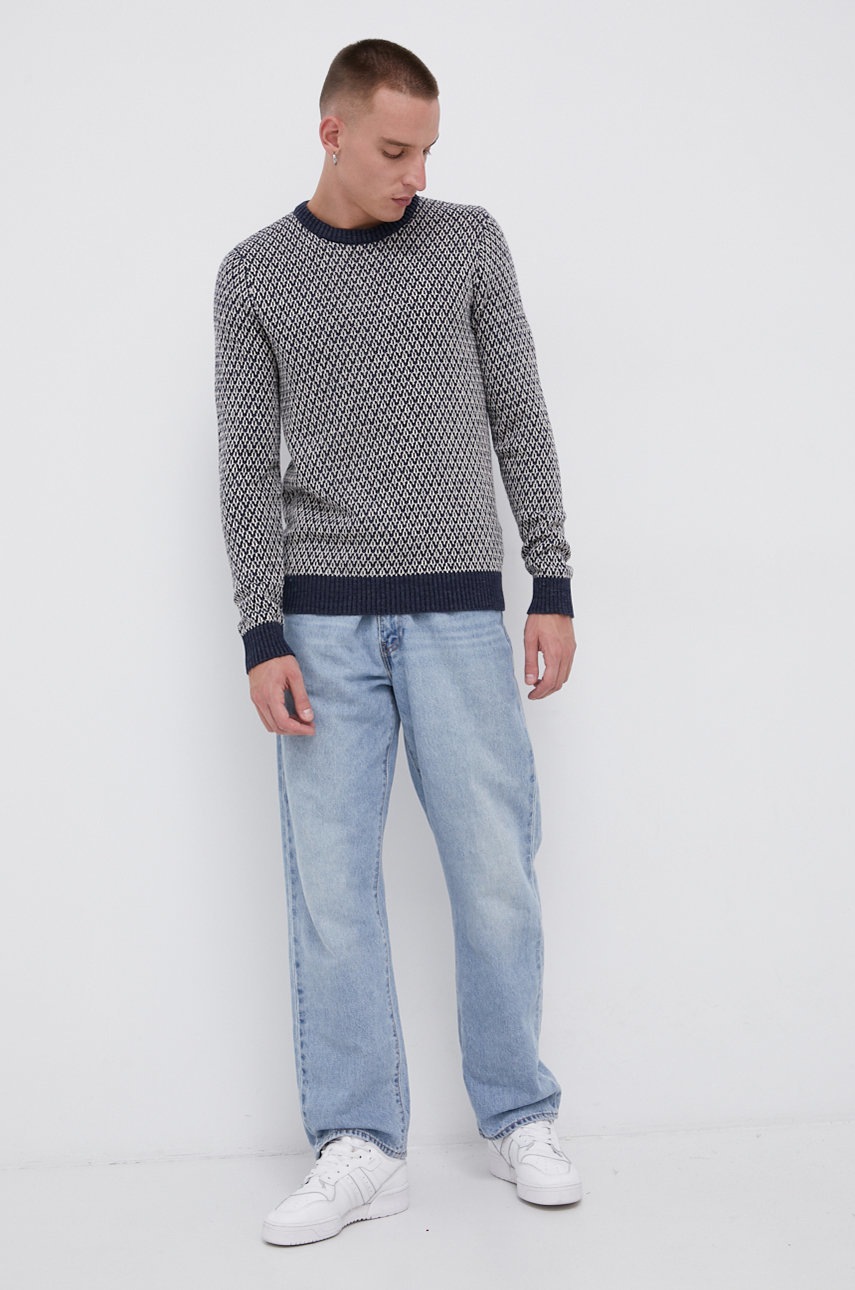 

Хлопковый свитер Produkt by Jack & Jones мужской тёплый