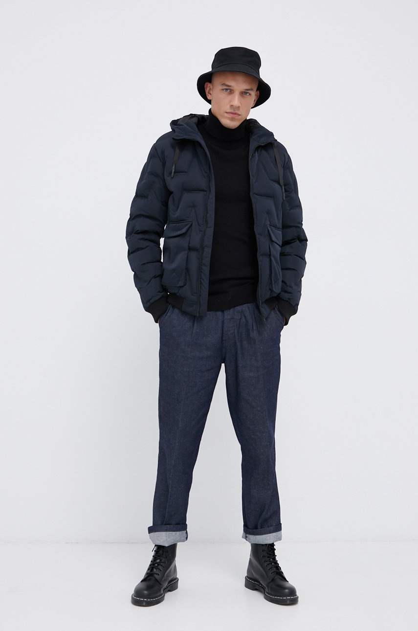 

Светр Produkt by Jack & Jones чоловічий колір чорний гольф
