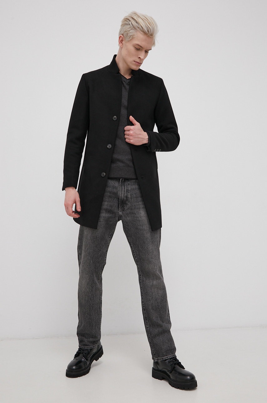 

Бавовняний светер Jack & Jones чоловічий колір сірий легкий