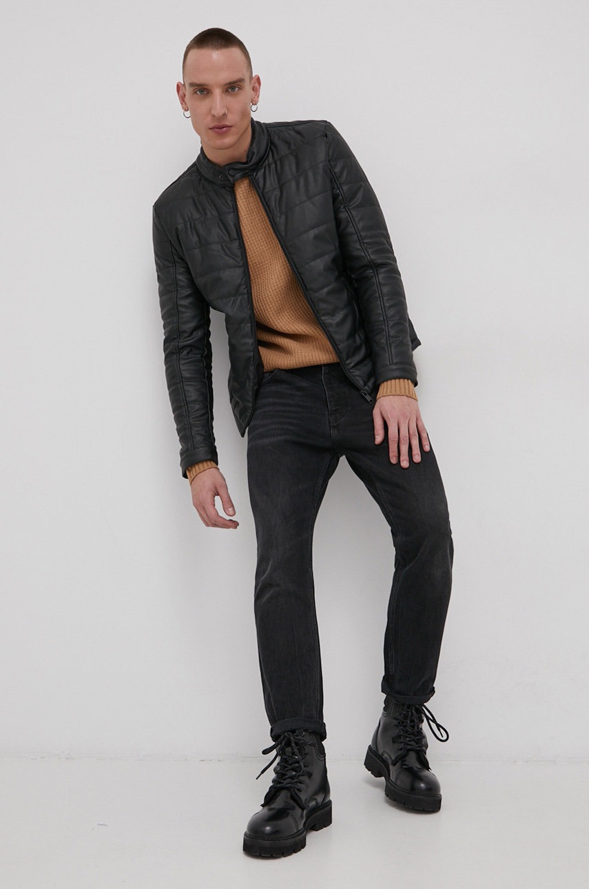 

Свитер Jack & Jones мужской цвет бежевый лёгкий