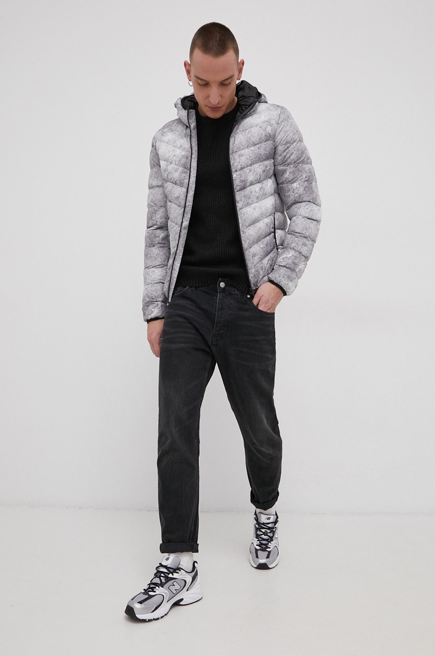 

Светр Jack & Jones чоловічий колір чорний легкий