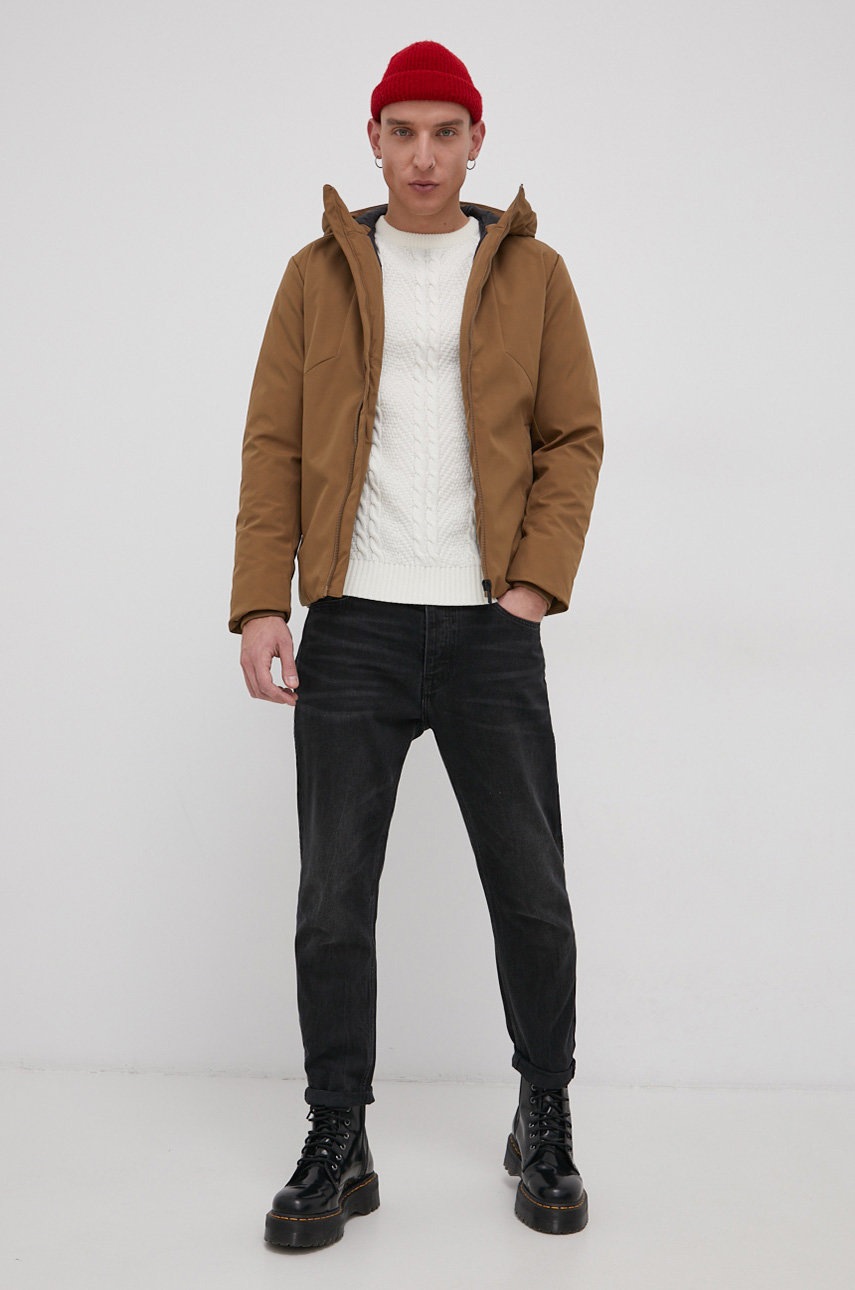 

Свитер Premium by Jack&Jones мужской цвет кремовый лёгкий