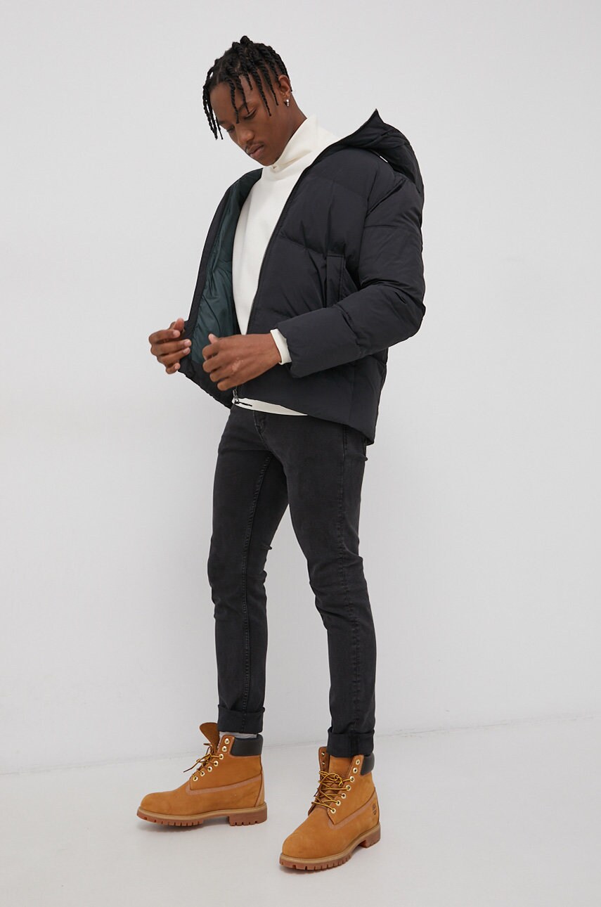 

Хлопковая кофта Premium by Jack&Jones мужская цвет кремовый гладкая