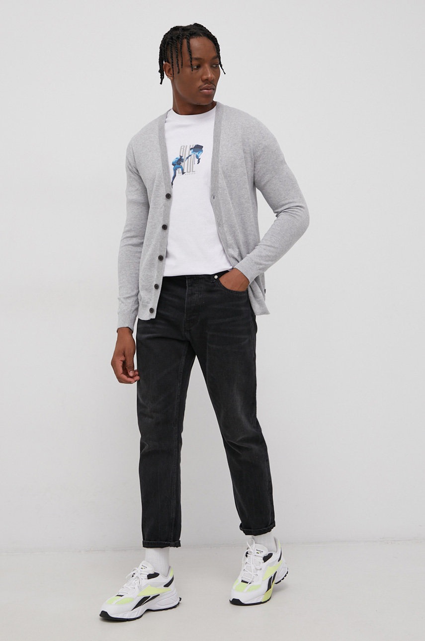 

Джемпер Premium by Jack&Jones чоловічий колір сірий
