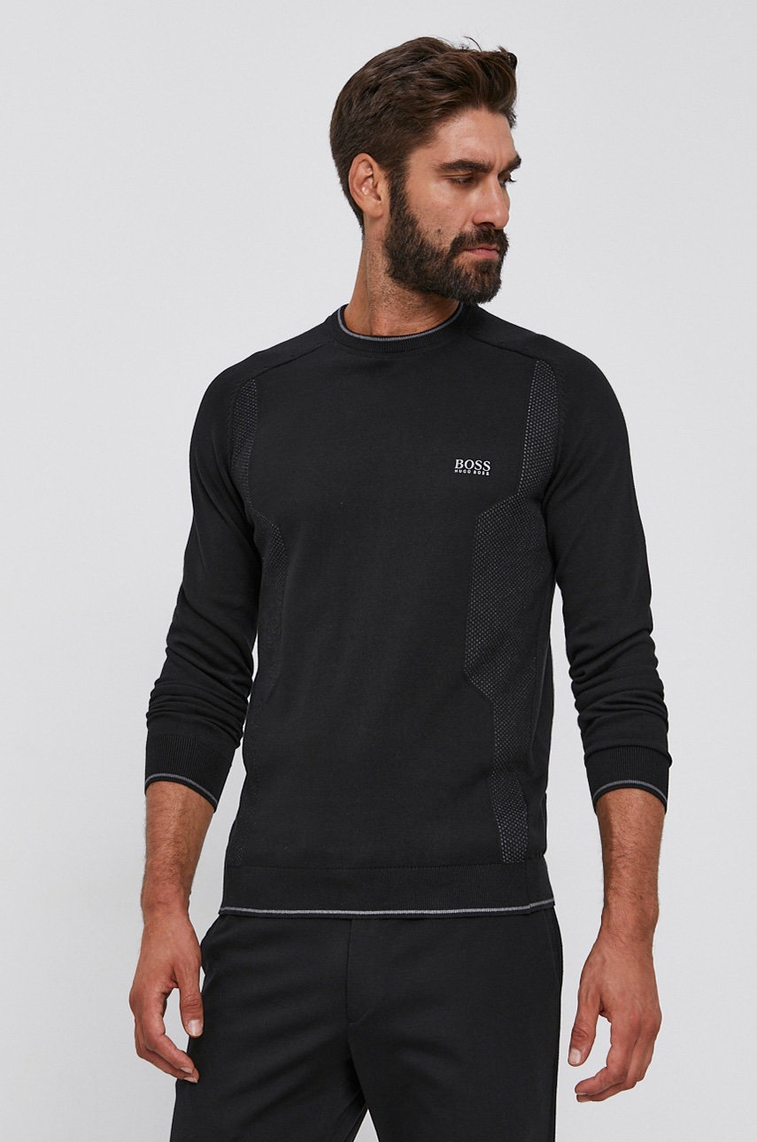 

Boss - Пуловер Athleisure, Черен