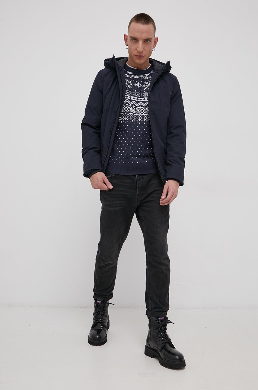 

Свитер Produkt by Jack & Jones мужской цвет синий лёгкий