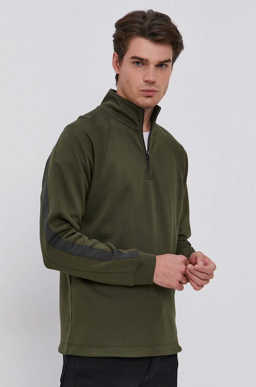 

Кофта G-Star Raw чоловіча колір зелений гладка