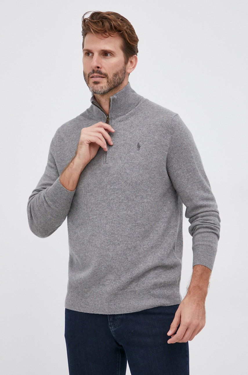 

Polo Ralph Lauren - Вълнен пуловер, Сив