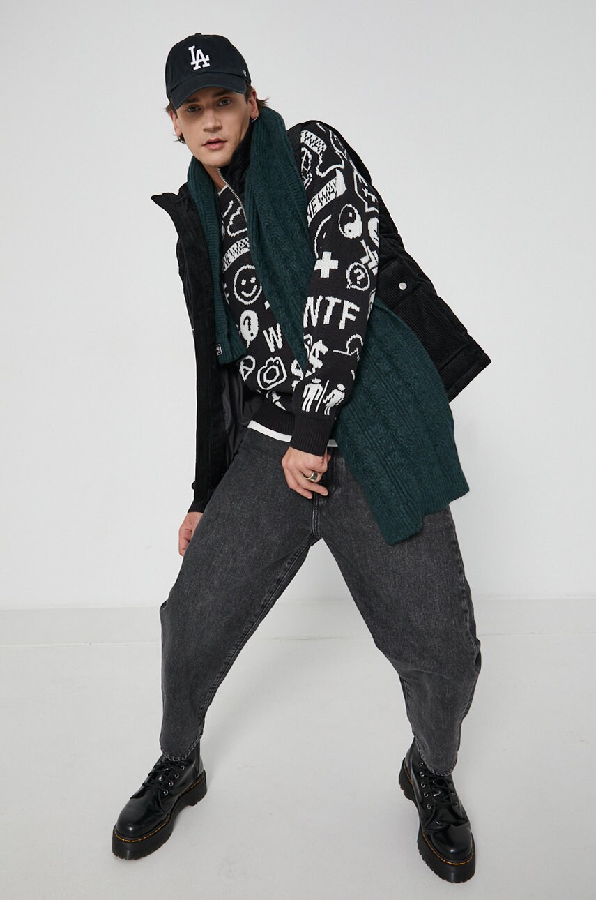 

Свитер Jack & Jones мужской цвет чёрный