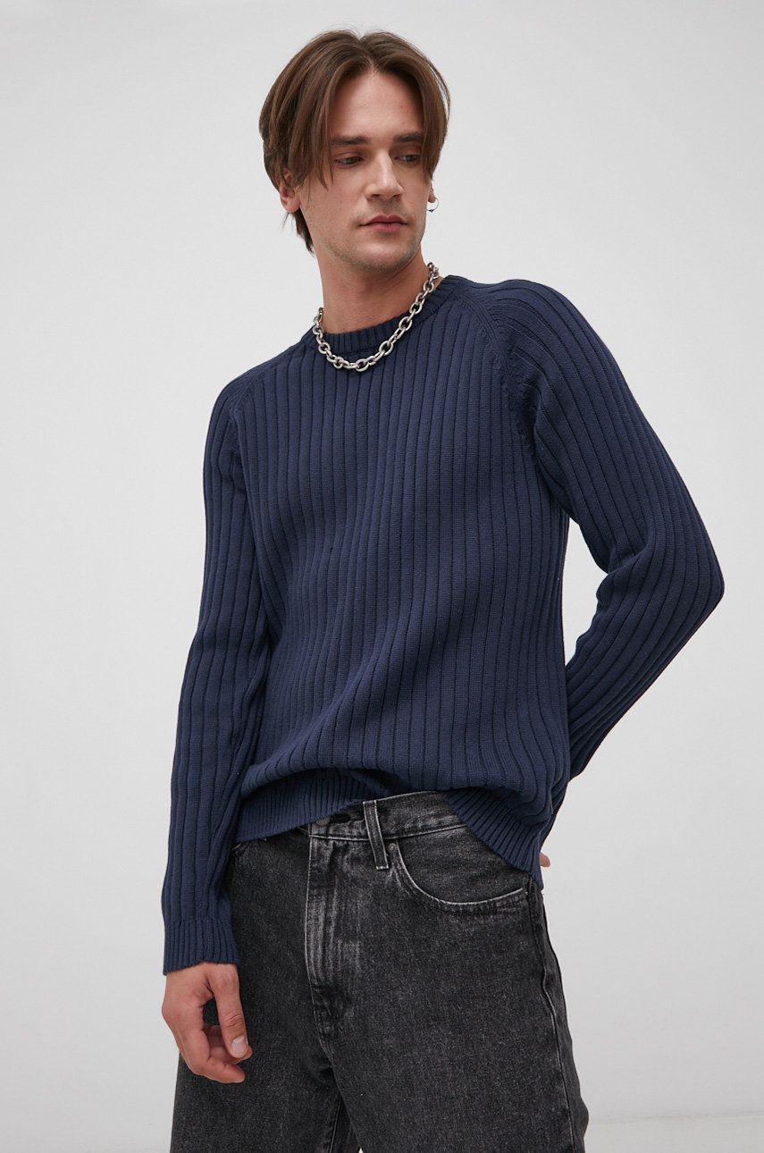 Solid - Sweter bawełniany