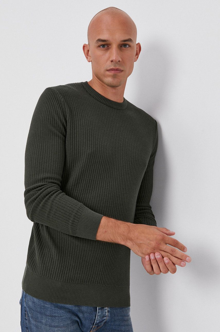 Sisley Pulover din amestec de lână bărbați, culoarea verde 2022 ❤️ Pret Super answear imagine noua 2022