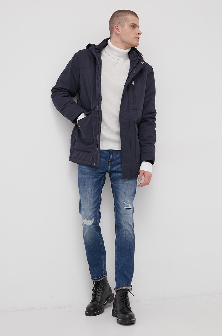 

Светр Premium by Jack&Jones чоловічий колір білий гольф