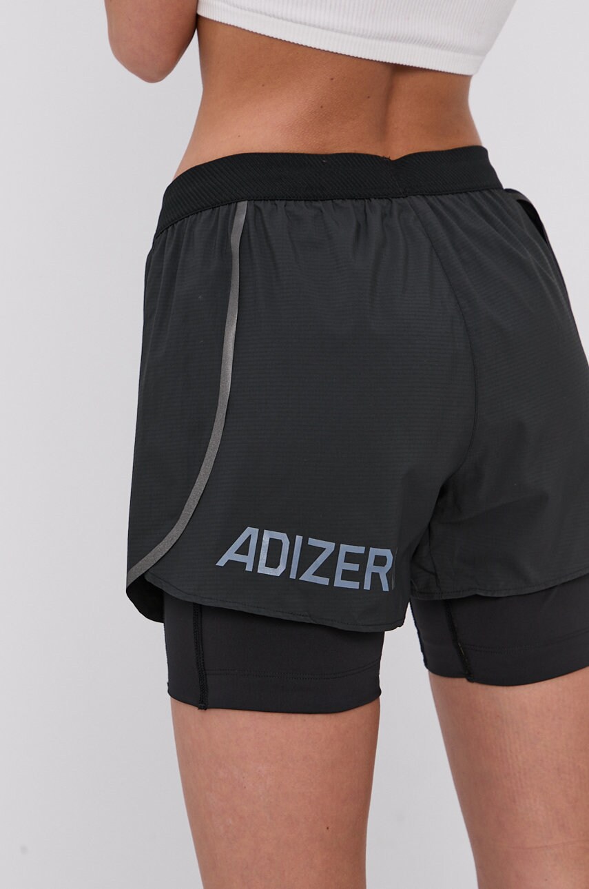 

Шорты adidas Performance женские цвет чёрный гладкие средняя посадка