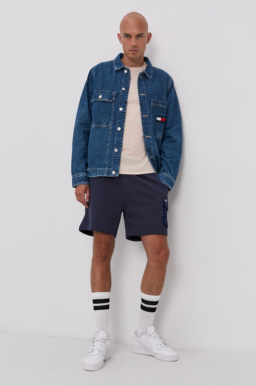 

Шорти Tommy Jeans чоловічі колір синій