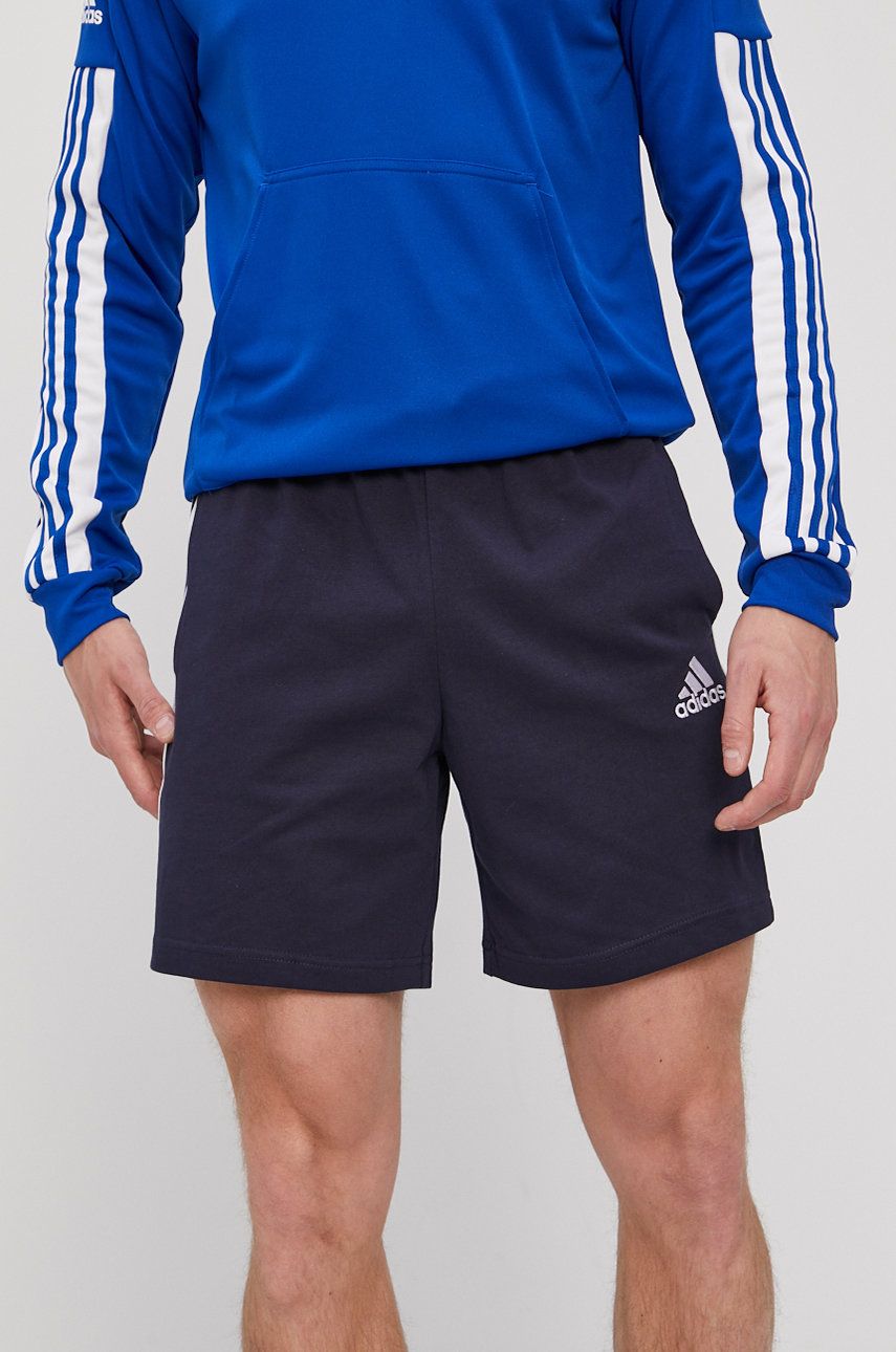 Adidas Pantaloni Scurți GK9989 Bărbați, Culoarea Albastru Marin
