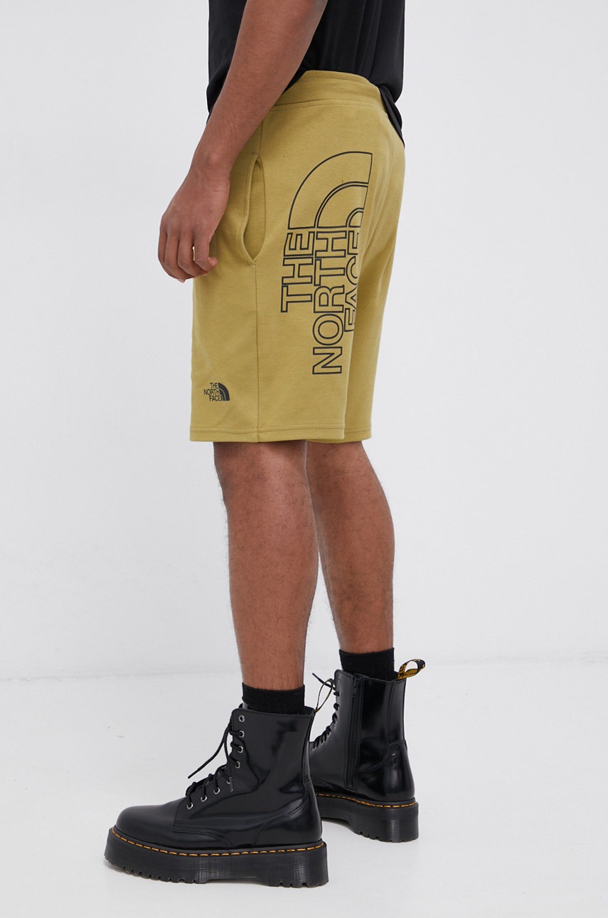 

Къс панталон The North Face мъжки в зелено, Зелен