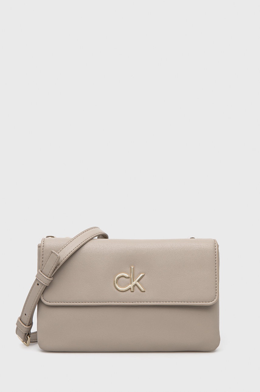 

Чанта Calvin Klein в жълто, Бежов