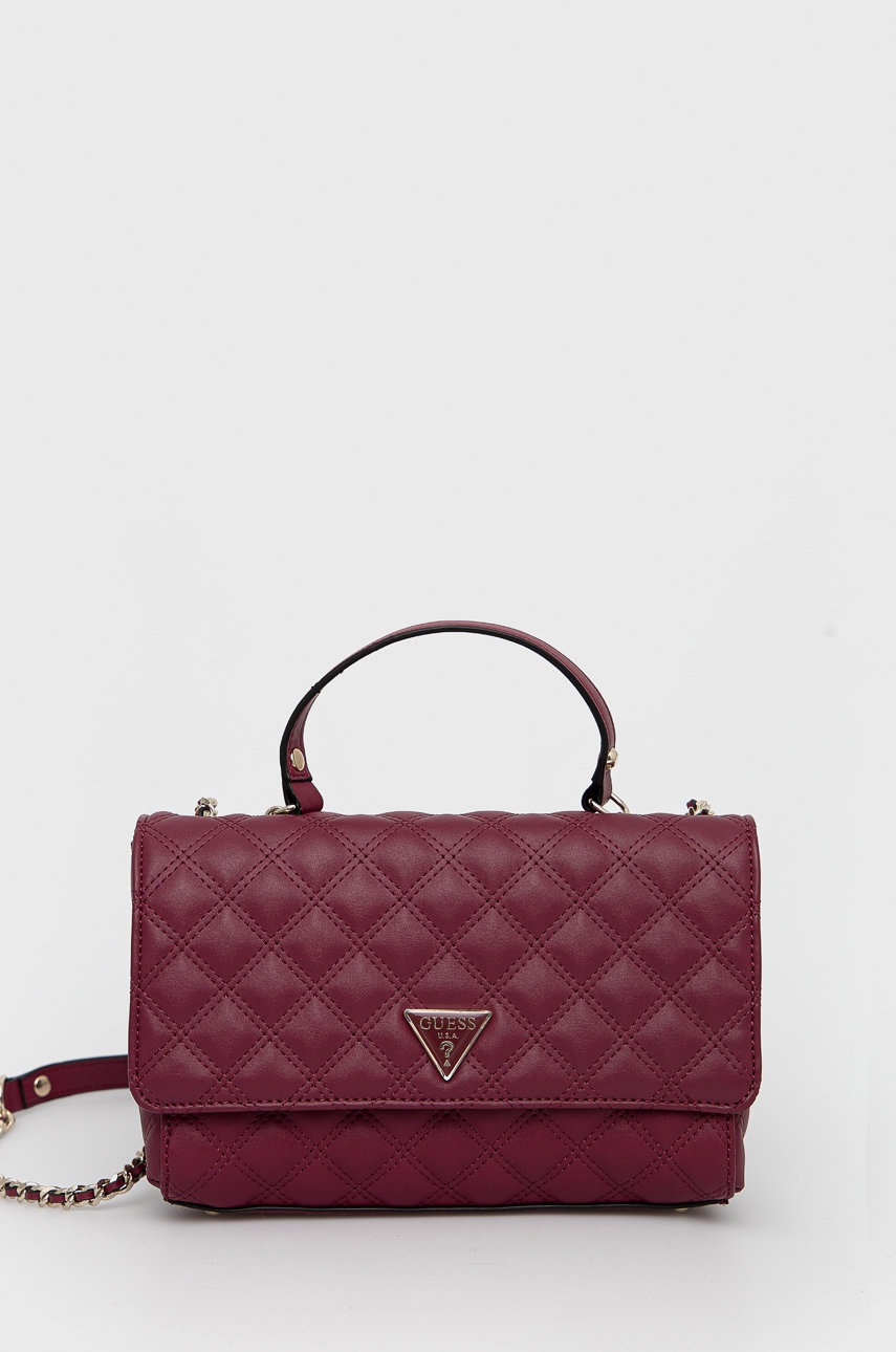 

Чанта Guess в лилаво, Виолетов