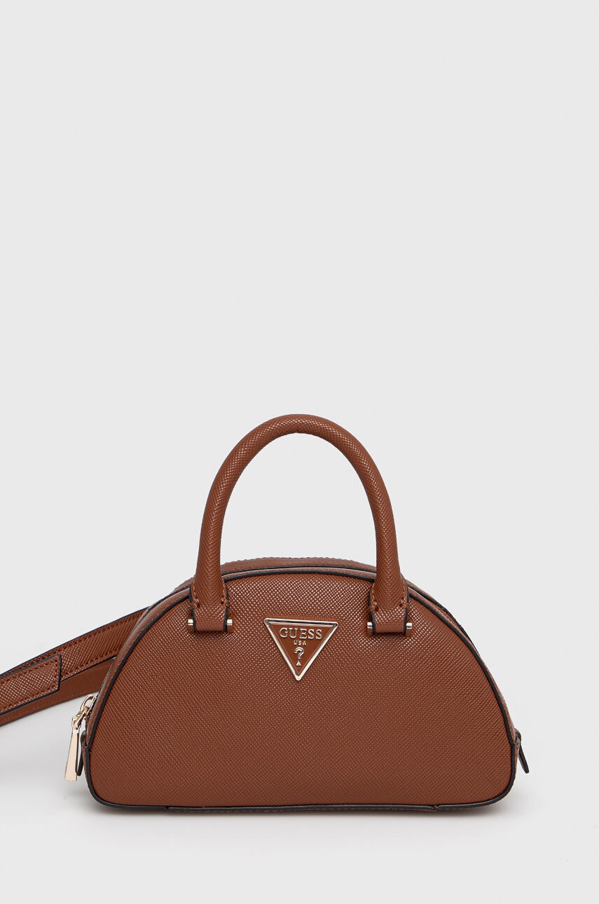 

Чанта Guess в червено, Кафяв