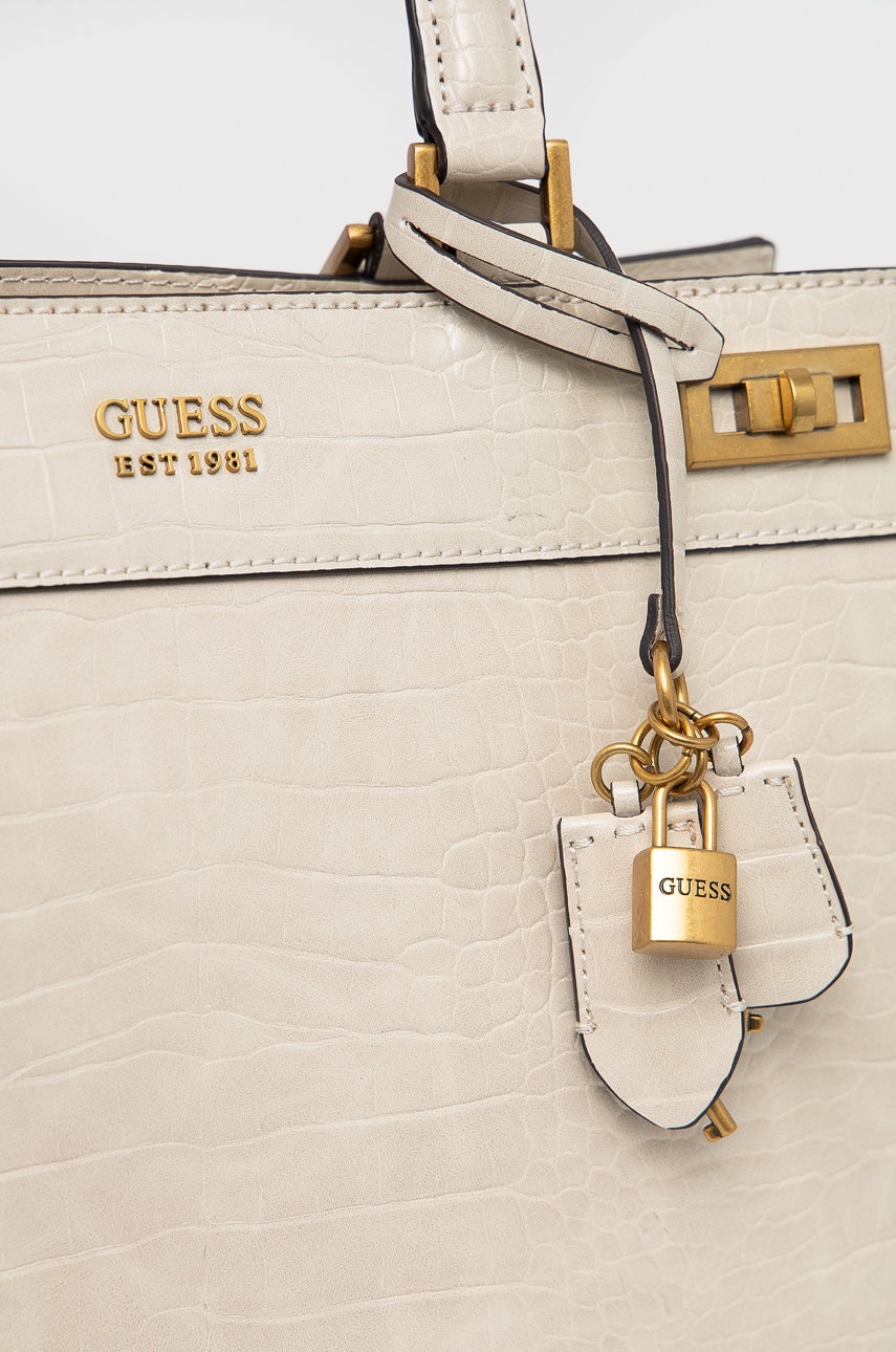 

Сумочка Guess колір бежевий
