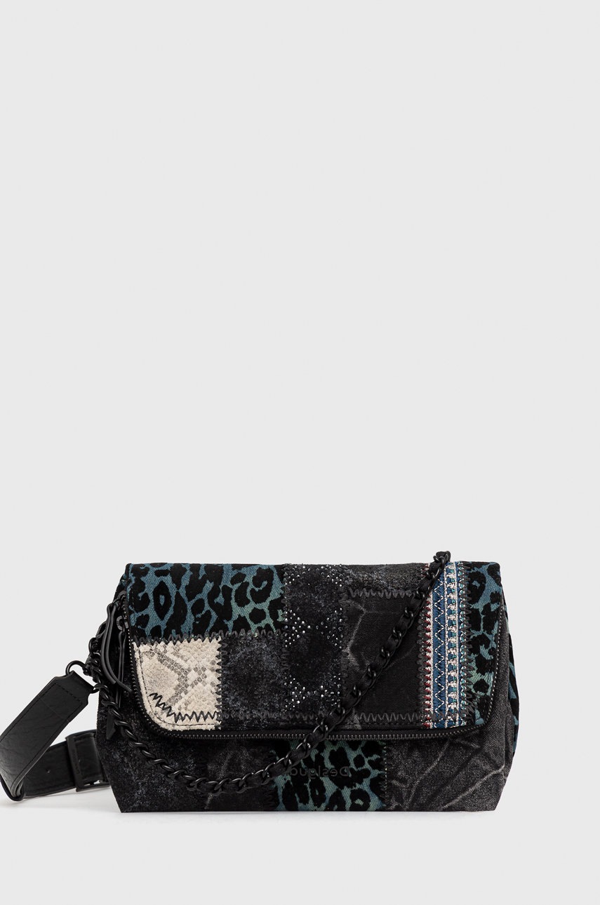 

Чанта Desigual в сиво, Сив