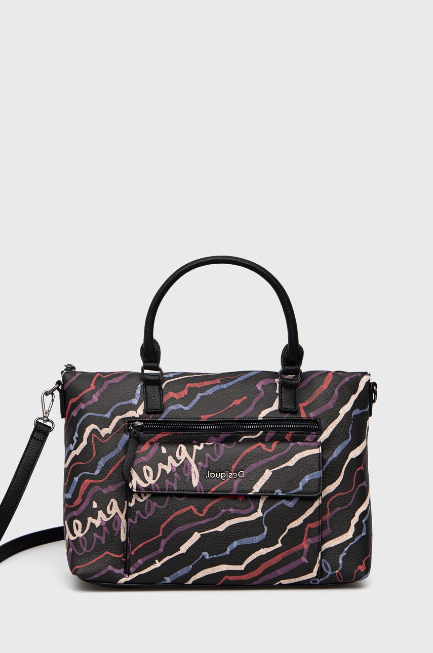 

Чанта Desigual в черно, Черен