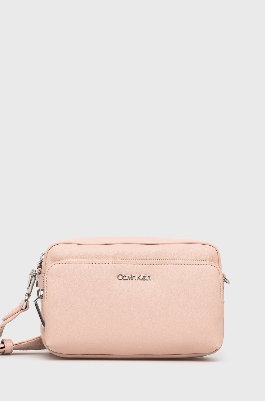 

Чанта Calvin Klein в розово, Розов